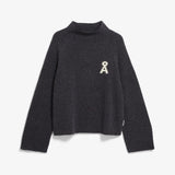 ICONIC Å RAMONAA BOUCLÉ Strickjacke • Steel Melange Oatmilk