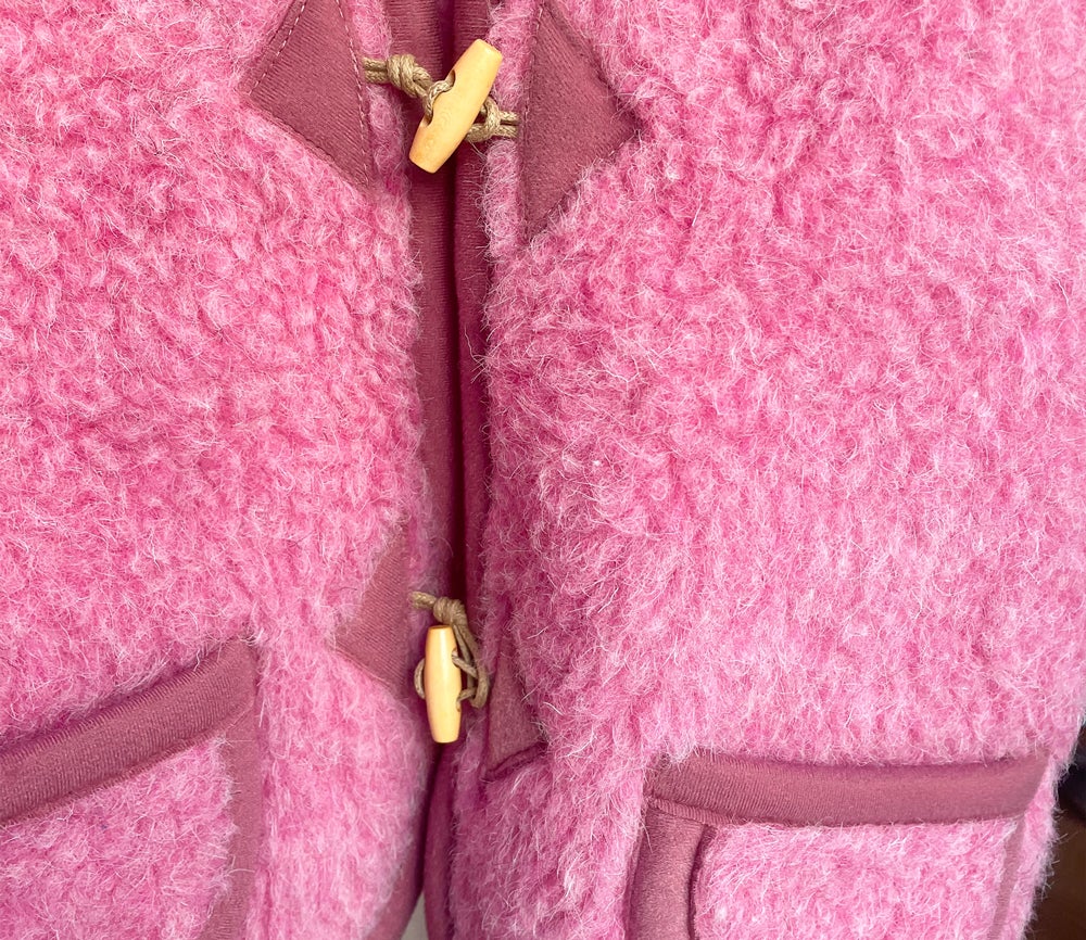Alwero - ALPEN Weste aus Wolle | Pink - ROSA ECK - , ,