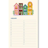 A - Journal - BIRTHDAY CALENDER Geburtstagskalender • Flowers Beige - Kalender - ROSA ECK Concept Store