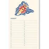 A - Journal - BIRTHDAY CALENDER Geburtstagskalender • Flowers Beige - Kalender - ROSA ECK Concept Store