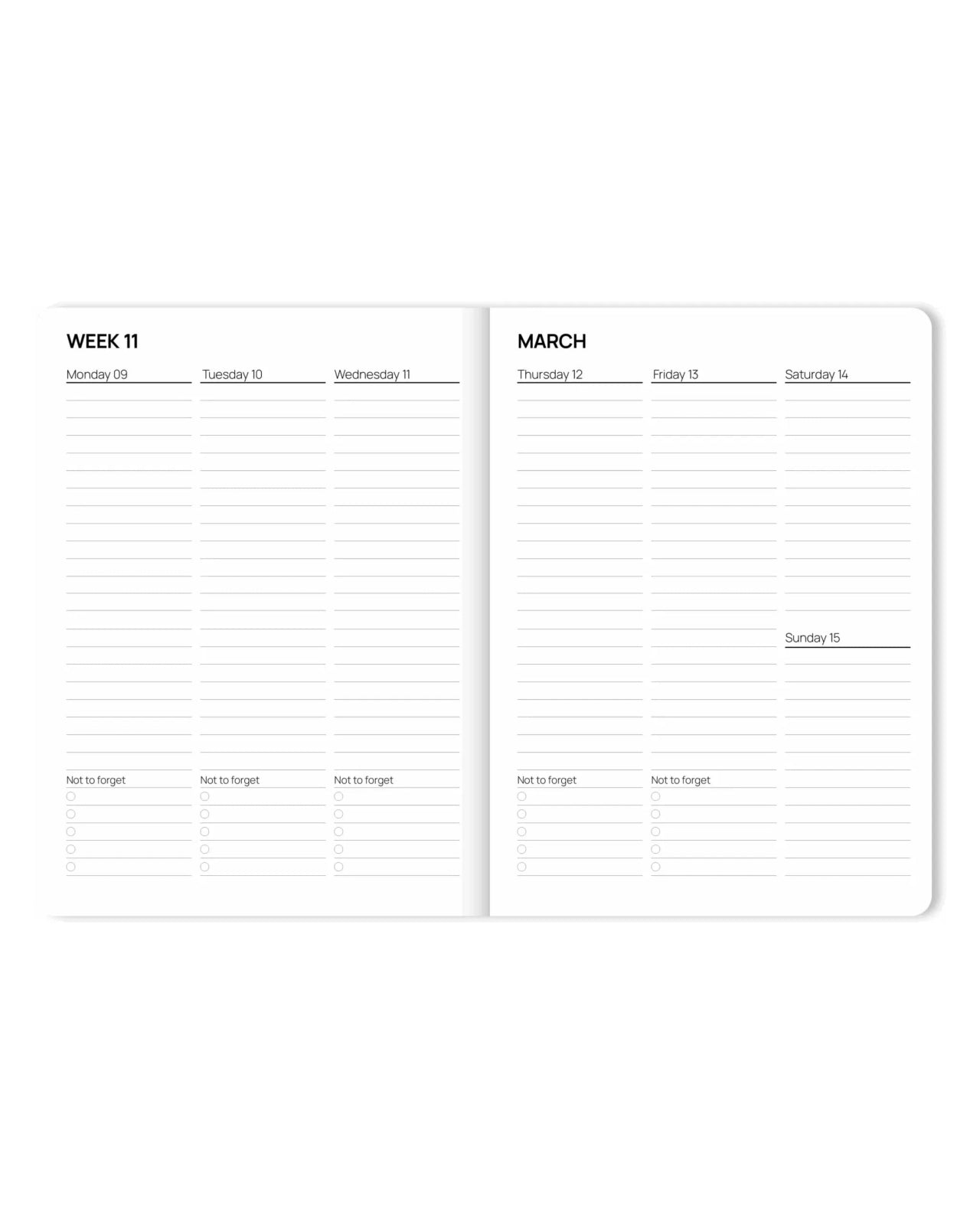 A - Journal - DIARY 2026 Tagebuch • Checkered Sun - Tagebuch - ROSA ECK Concept Store