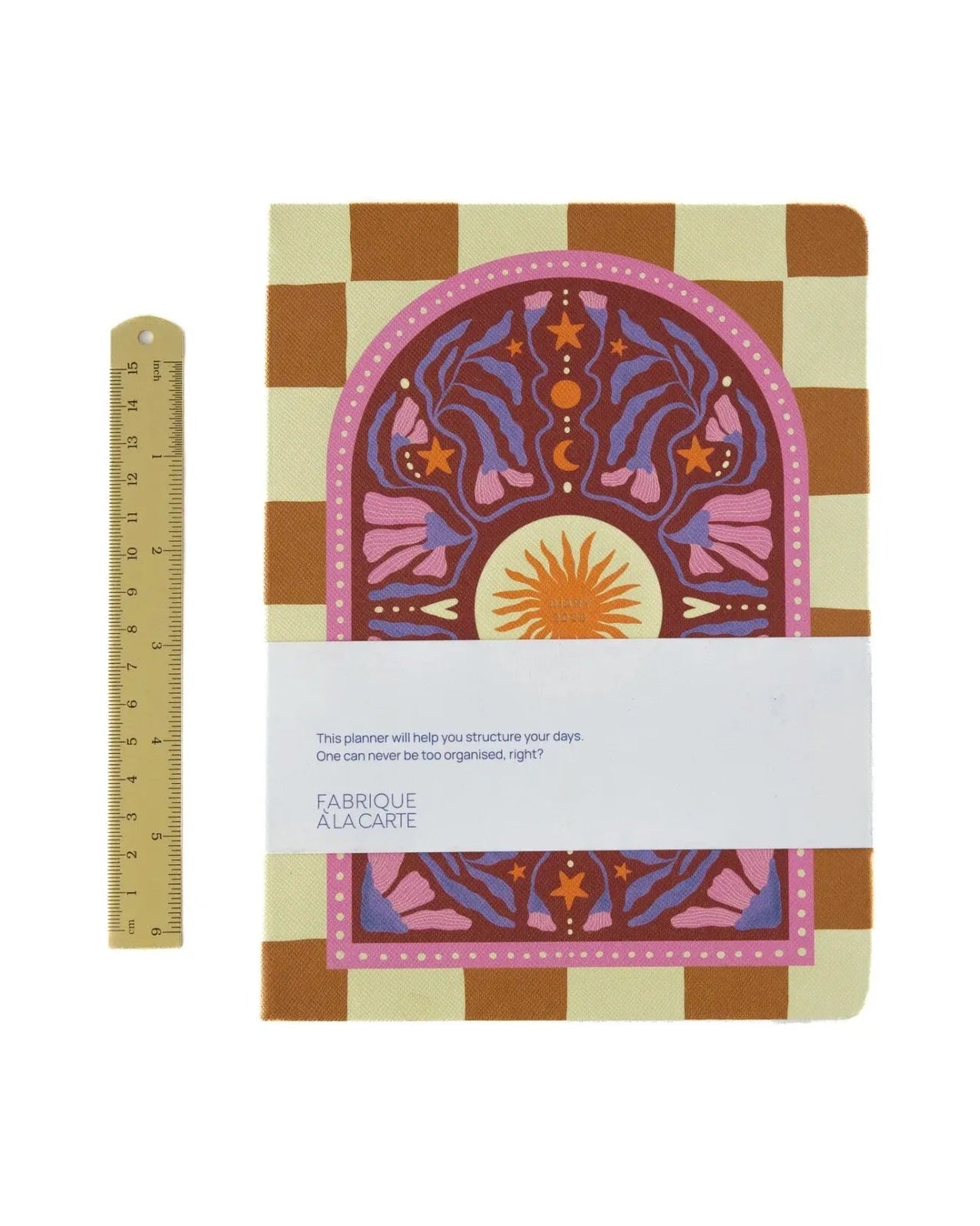 A - Journal - DIARY 2026 Tagebuch • Checkered Sun - Tagebuch - ROSA ECK Concept Store