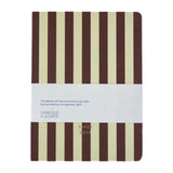 A - Journal - DIARY 2026 Tagebuch • Stripes Brown - Tagebuch - ROSA ECK Concept Store