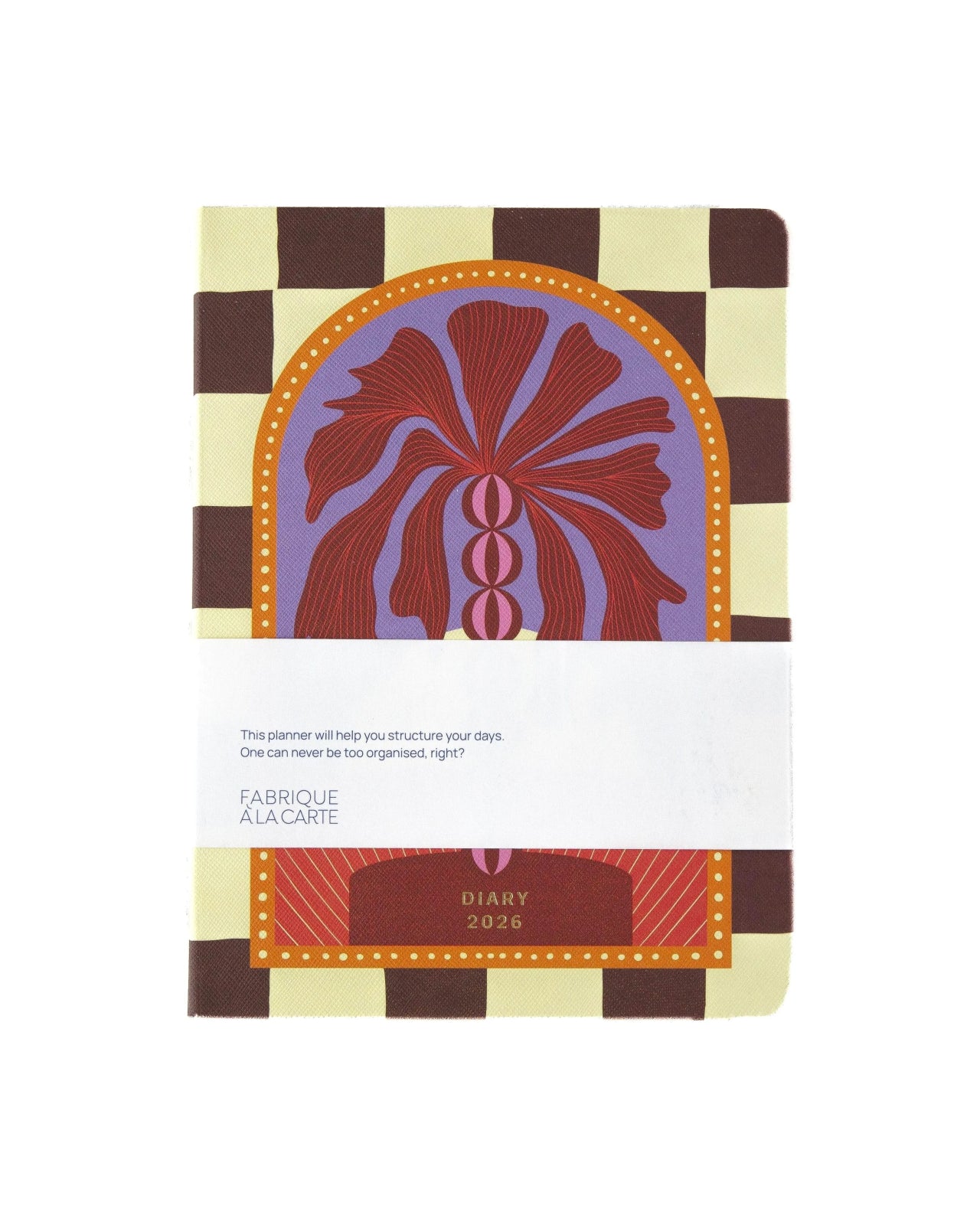 A - Journal - DIARY 2026 Tagebuch/Kalender • Checkered Palm - Tagebuch - ROSA ECK