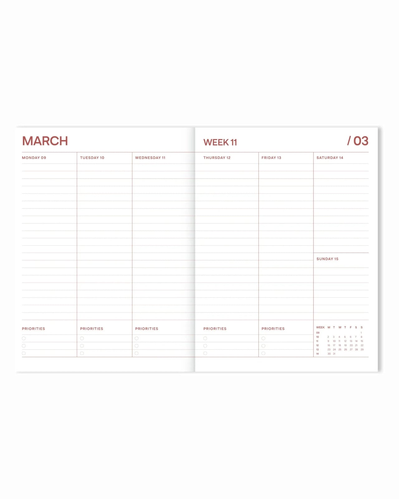A - Journal - DIARY Tagebuch für 18 Monate (2025/2026) • Sun Beige Lavender - Notizbuch - ROSA ECK Concept Store