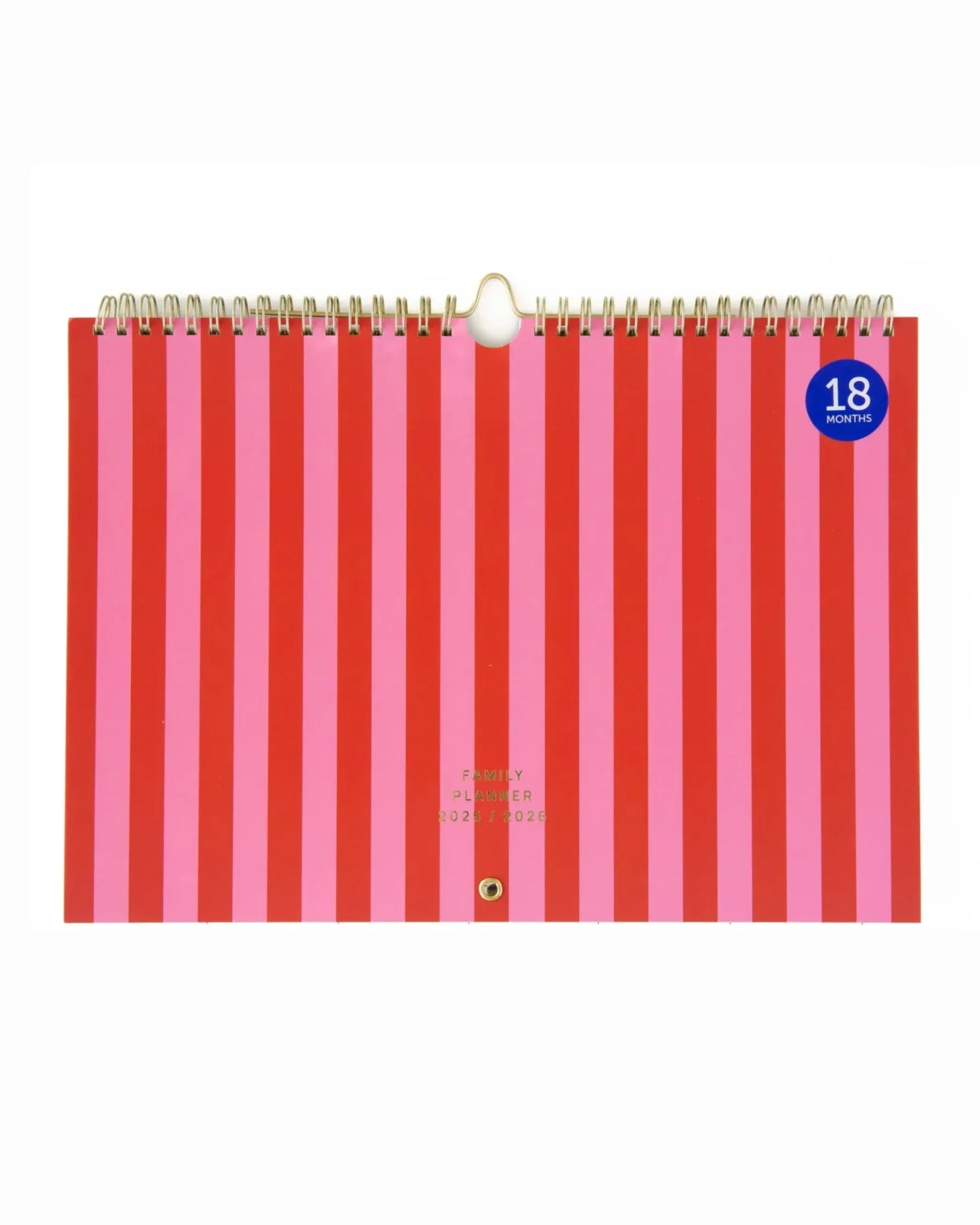 A - Journal - FAMILY PLANNER Familienplaner (2025/2026) • Stripes Pink - Terminplaner - ROSA ECK Concept Store