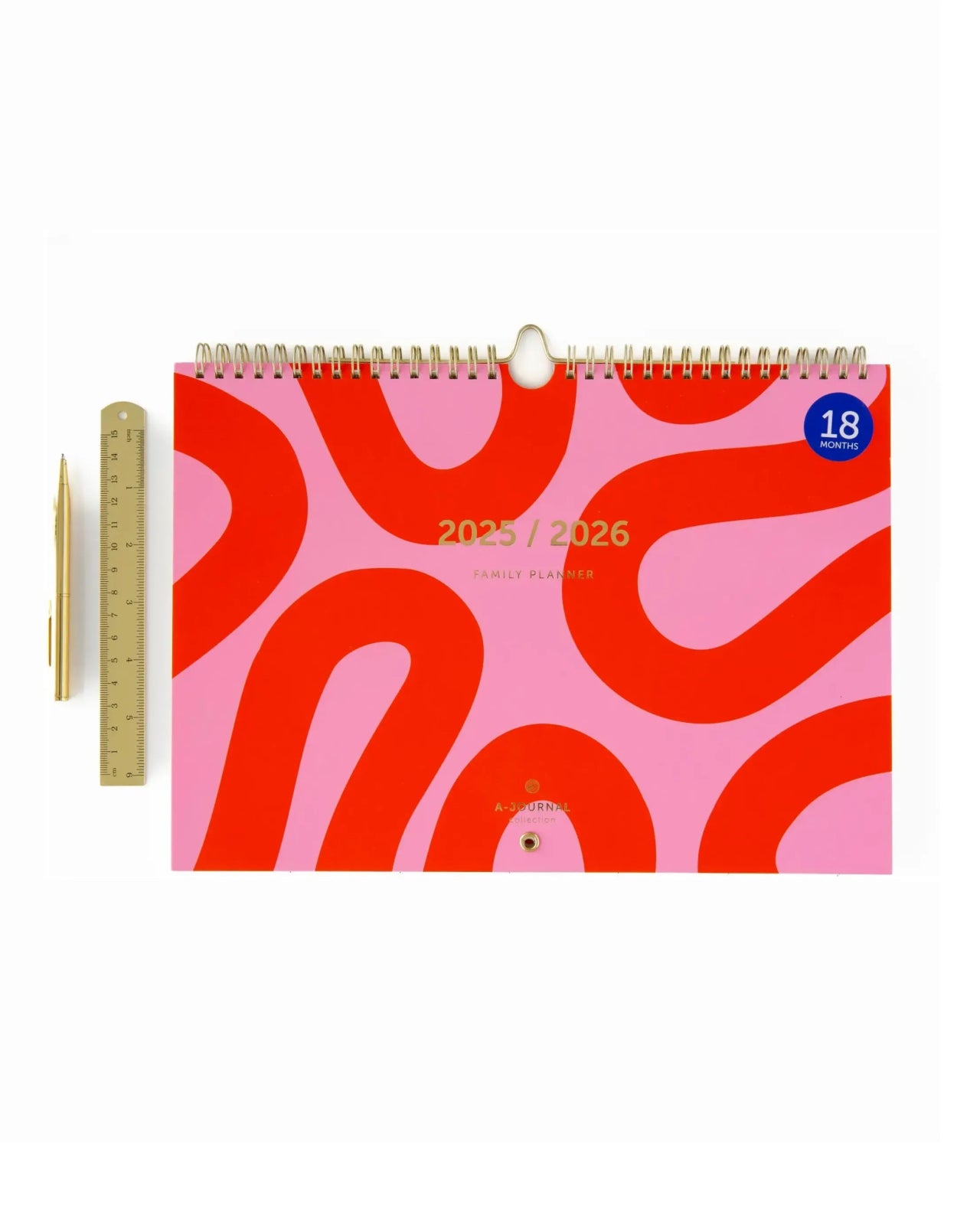 A - Journal - FAMILY PLANNER Terminplaner (2025/2026) • Flow Pink - Terminplaner - ROSA ECK Concept Store