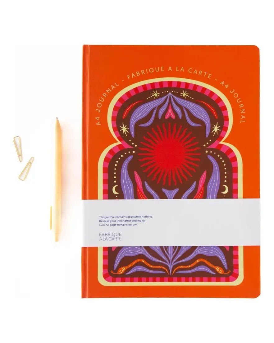 A - Journal - Großes Zeichenbuch (A4) • Sun - Notizbuch - ROSA ECK Concept Store
