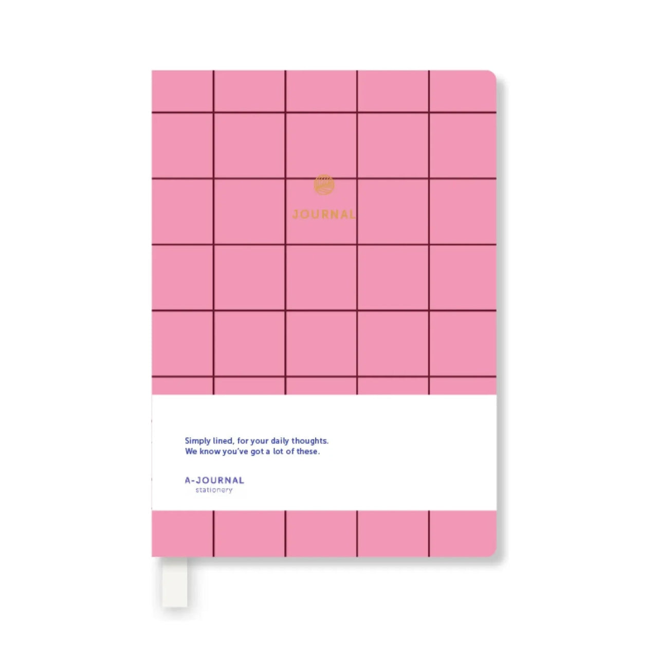 A - Journal - JOURNAL Mini - Notizbuch (A7) • Checkered Thin - Notizbuch - ROSA ECK