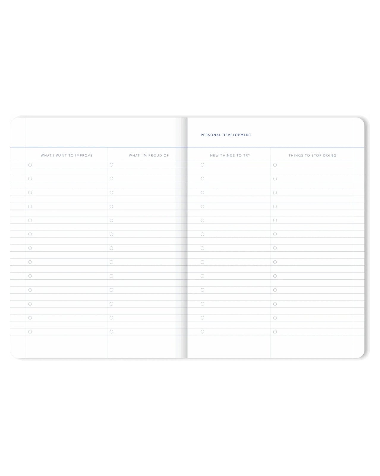 A - Journal - MY JOURNAL 2026 Tagebuch • Checkered Blue - Tagebuch - ROSA ECK Concept Store