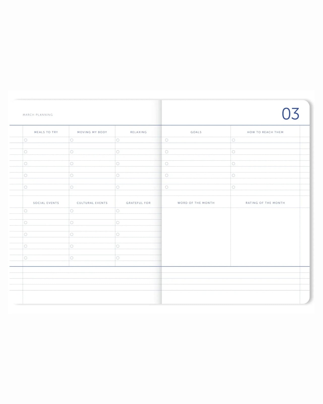 A - Journal - MY JOURNAL Schultagebuch (2025/2026) • Flow Blue - Notizbuch - ROSA ECK Concept Store