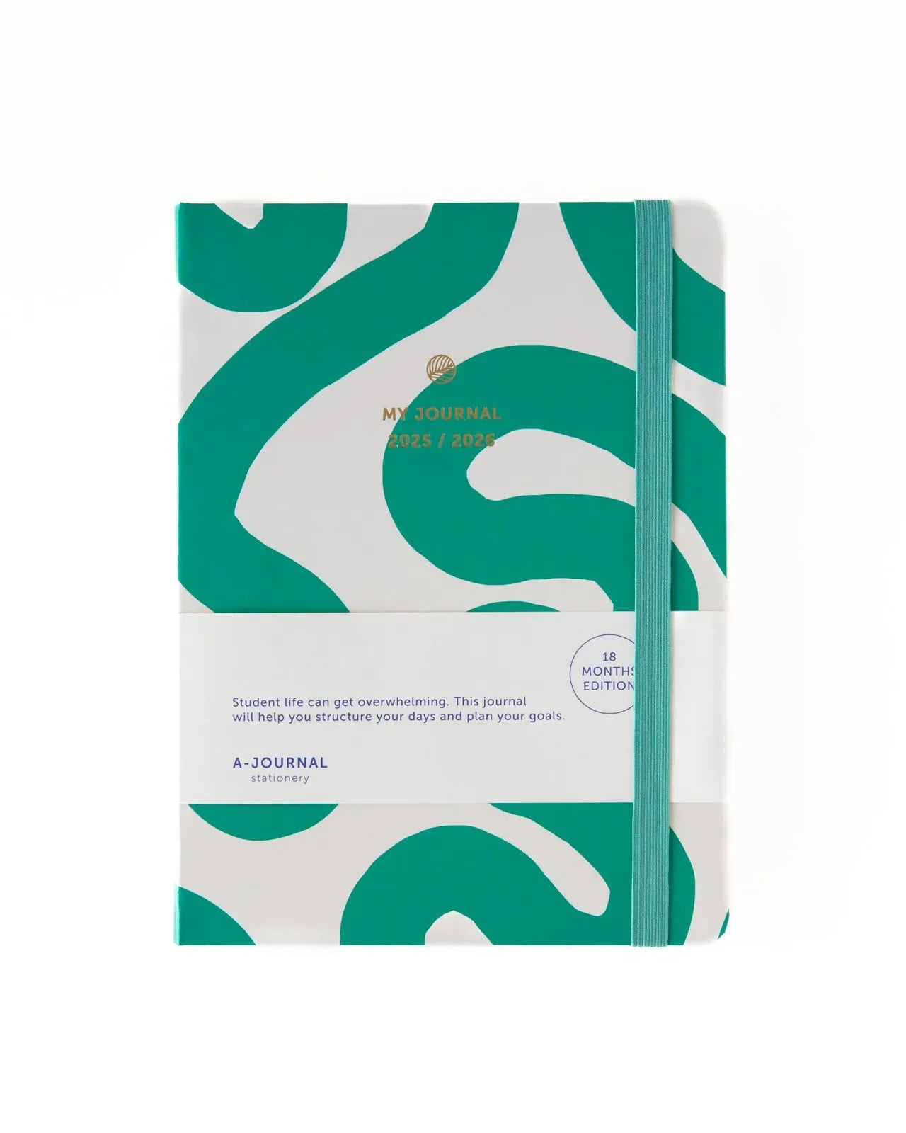 A - Journal - MY JOURNAL Schultagebuch (2025/2026) • Flow Emerald Green - Notizbuch - ROSA ECK Concept Store