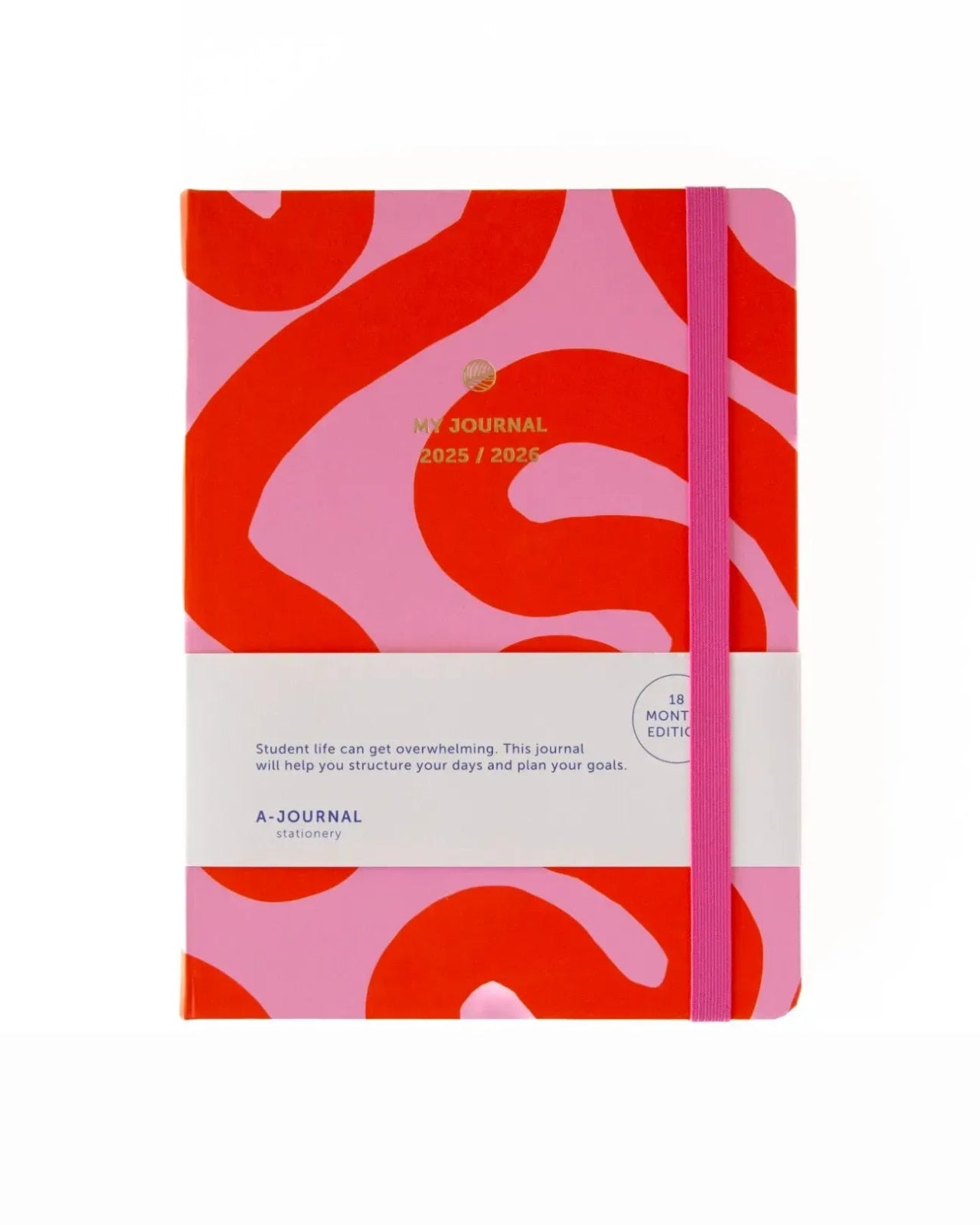 A - Journal - MY JOURNAL Schultagebuch (2025/2026) • Flow Pink - Terminplaner - ROSA ECK Concept Store