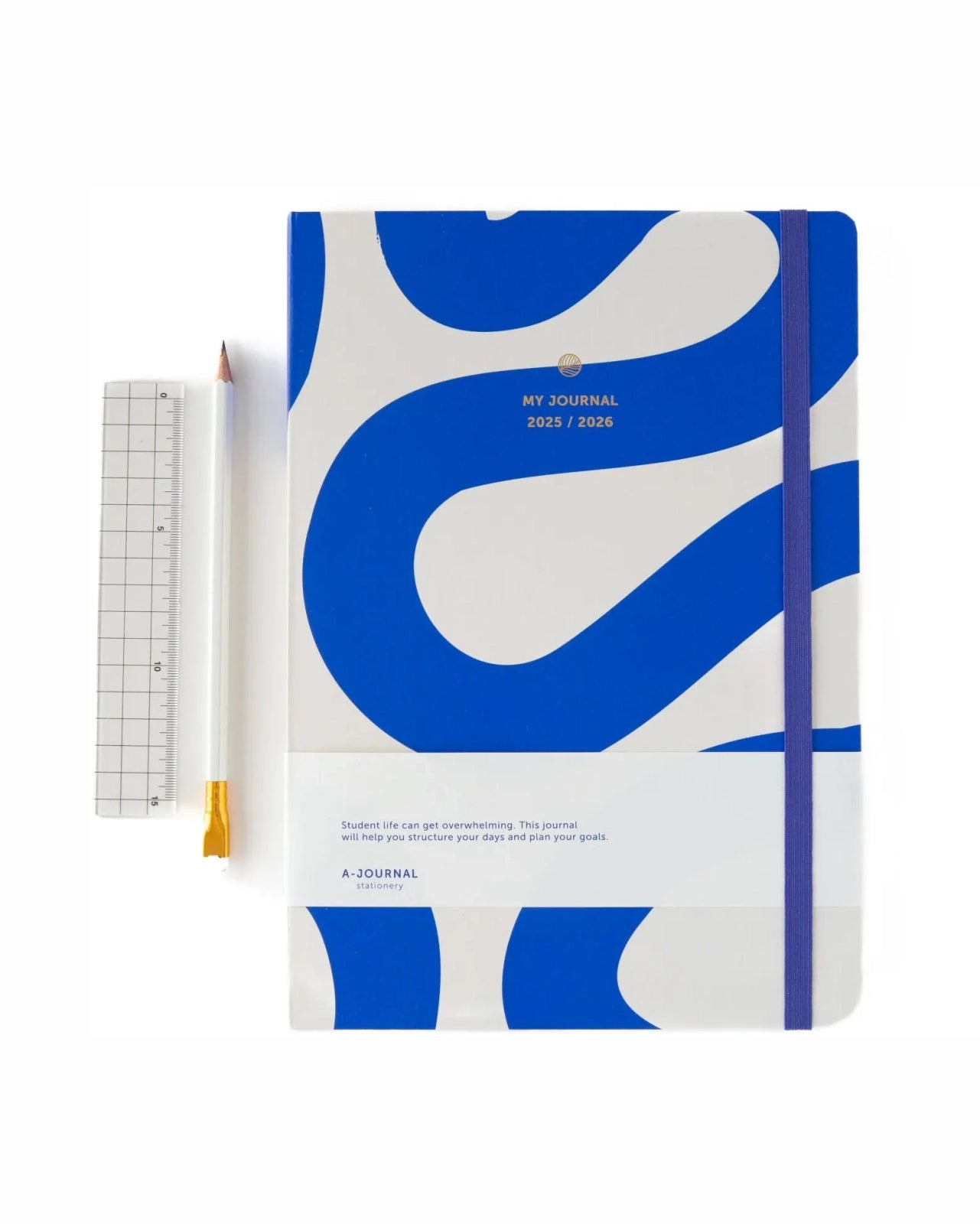 A - Journal - MY JOURNAL Schultagebuch A4 (2025/2026) • Flow Blue - Notizbuch - ROSA ECK Concept Store