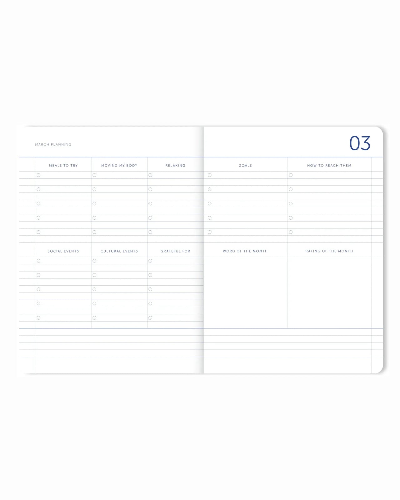 A - Journal - MY JOURNAL Schultagebuch A4 (2025/2026) • Flow Blue - Notizbuch - ROSA ECK Concept Store