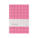 A - Journal - ONE LINE A DAY Notizbuch • Pink Checkered - Notizbuch - ROSA ECK Concept Store