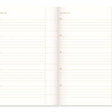 A - Journal Stationery - ONE LINE A DAY Notizbuch Minze - ROSA ECK - Grün, Papier,