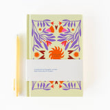 A - Journal Stationery - ONE LINE A DAY Notizbuch | Sun - Notizbuch - ROSA ECK - Hardcover, Orange, Sonne
