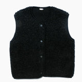 Alwero - TYB Weste aus Wolle | Deep Black - ROSA ECK - Schwarz, ,