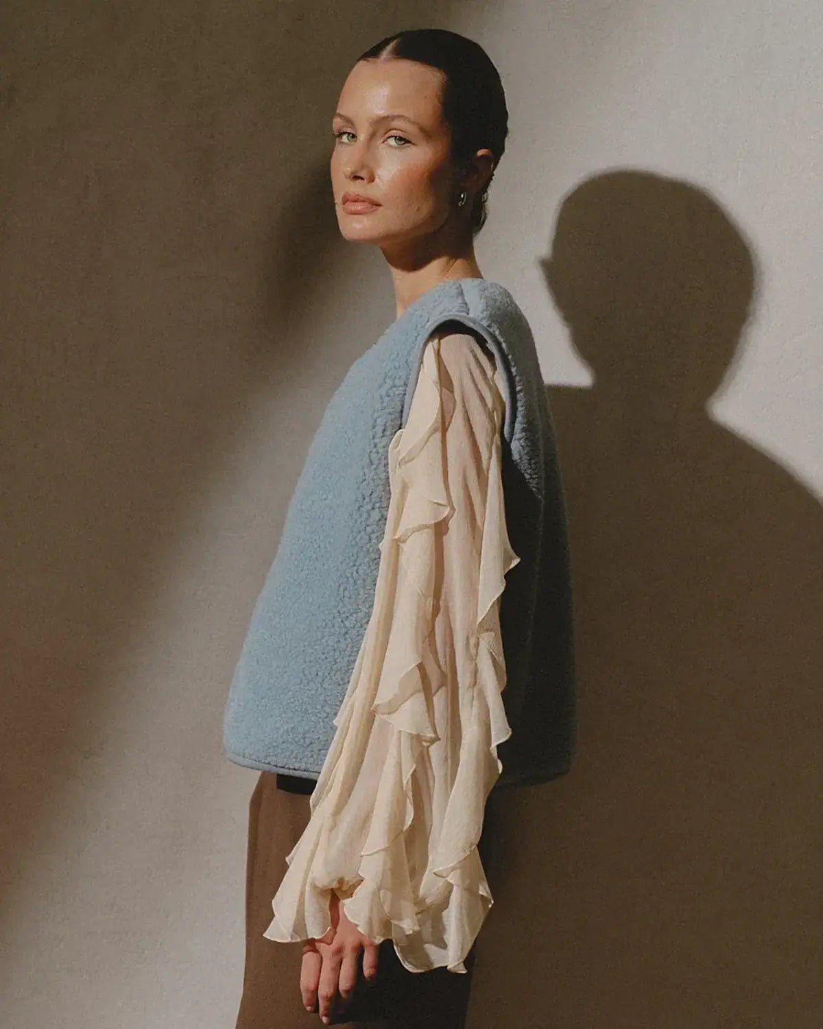 Alwero - TYB Weste aus Wolle • Ice Blue (Hellblau) - Weste - ROSA ECK Concept Store
