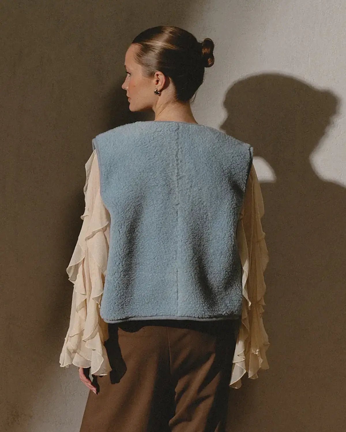 Alwero - TYB Weste aus Wolle • Ice Blue (Hellblau) - Weste - ROSA ECK Concept Store