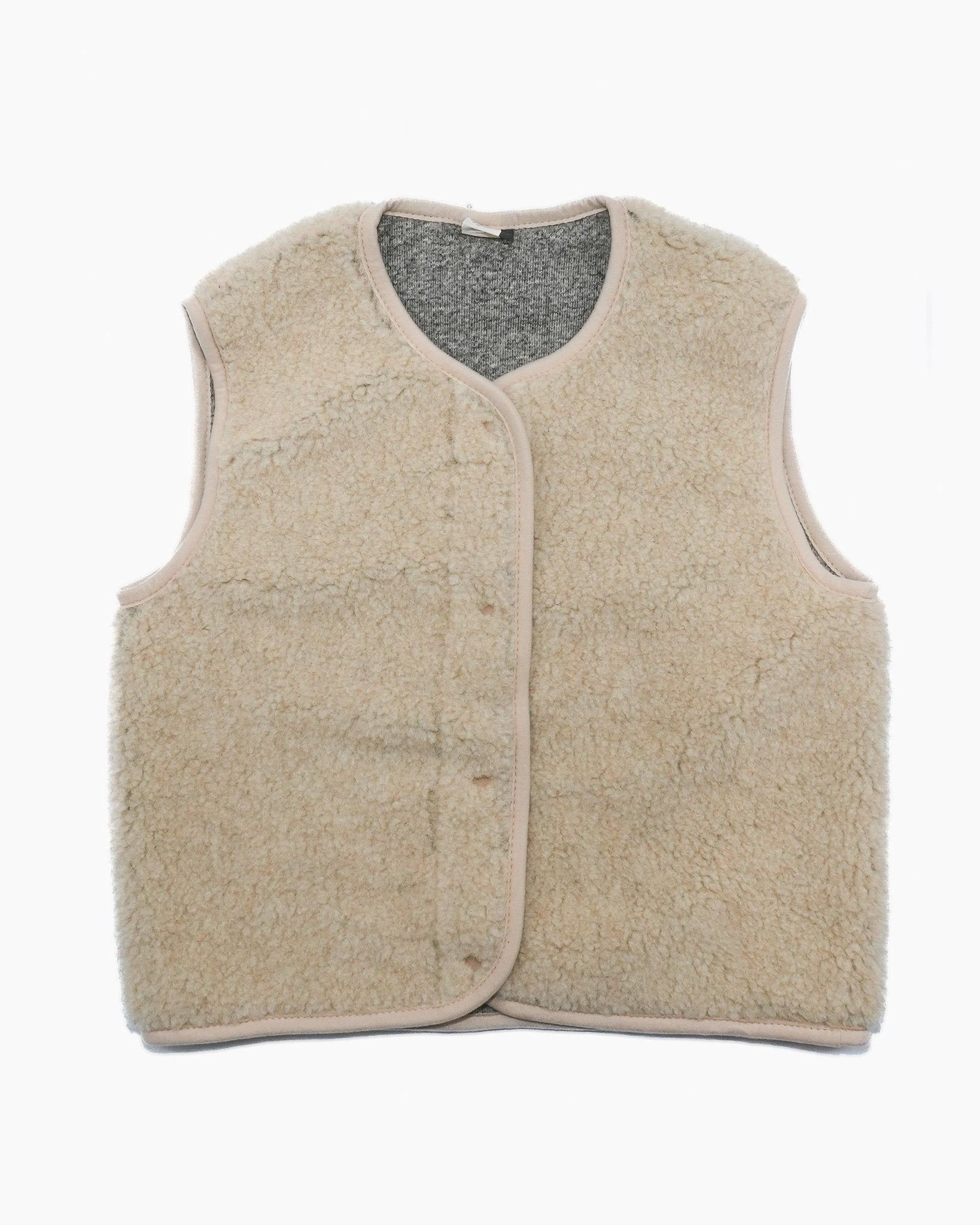 Alwero - TYB Weste aus Wolle | Sand Brown - Weste - ROSA ECK