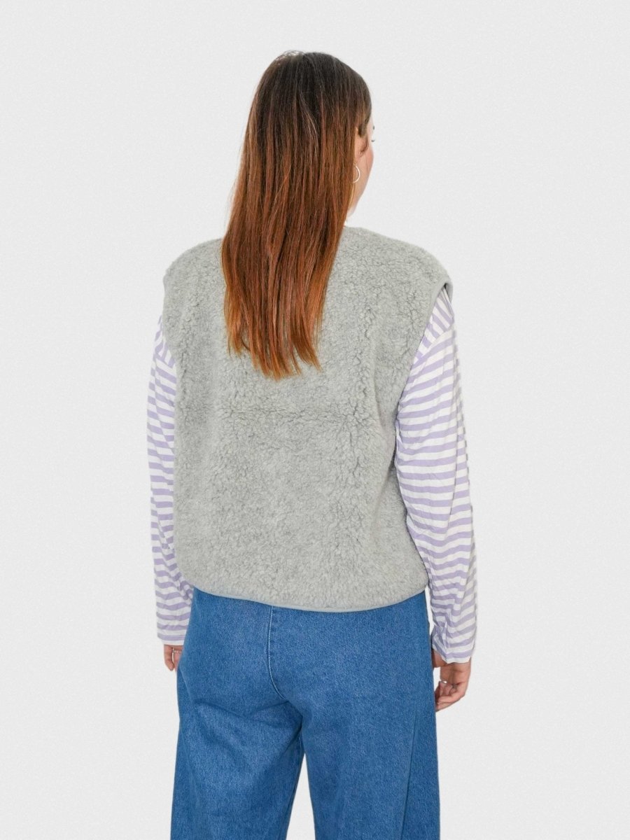 Alwero - TYB Weste aus Wolle | Silver - ROSA ECK - Grau, Silber,