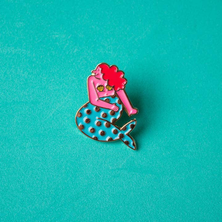 Ana Seixas - Ana Seixas - Meerjungfrau//Pin - ROSA ECK - Gelb, Kinder, Rosa