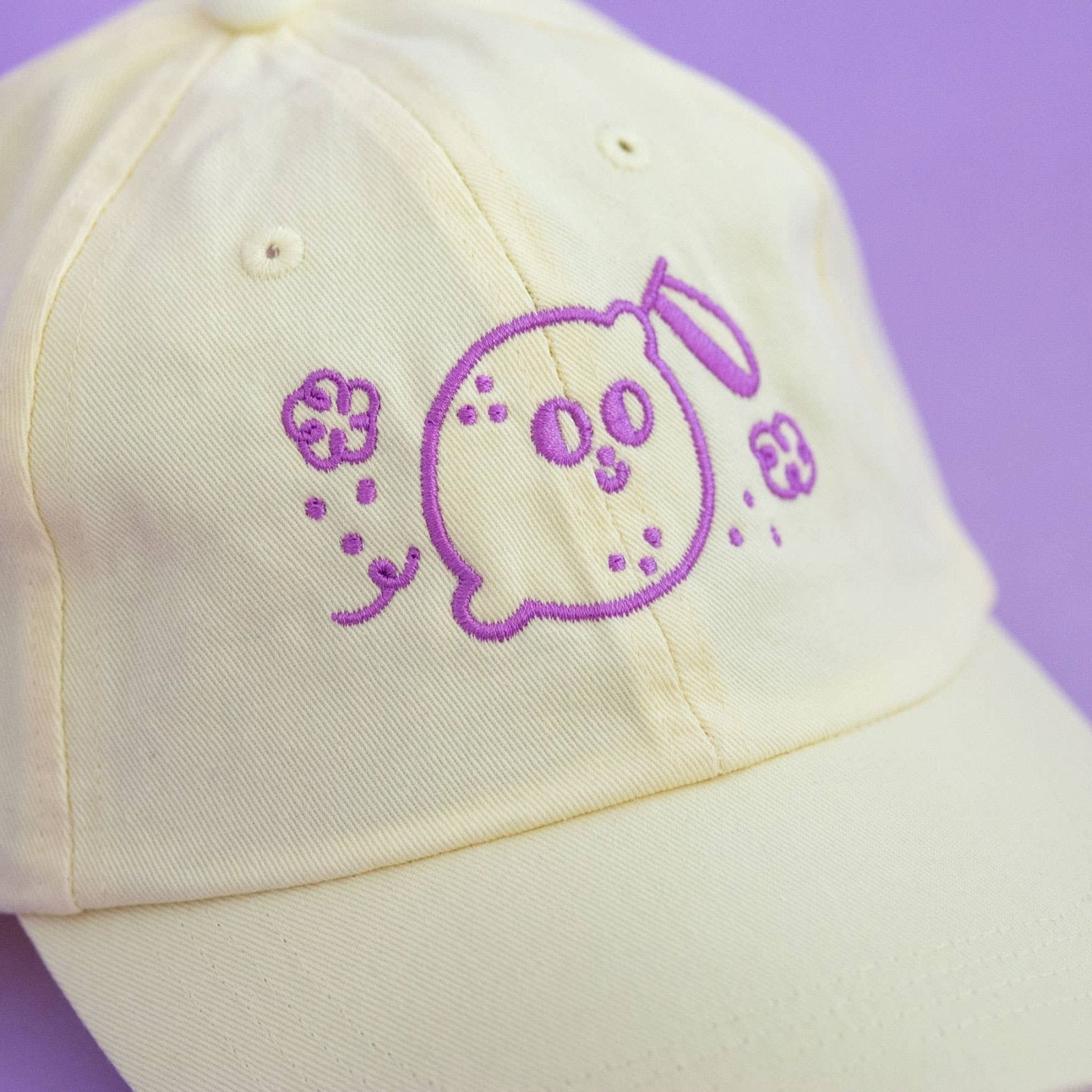 Ana Seixas - MAGIC LEMON Cap • Hellgelb/Lila - Cap - ROSA ECK Concept Store