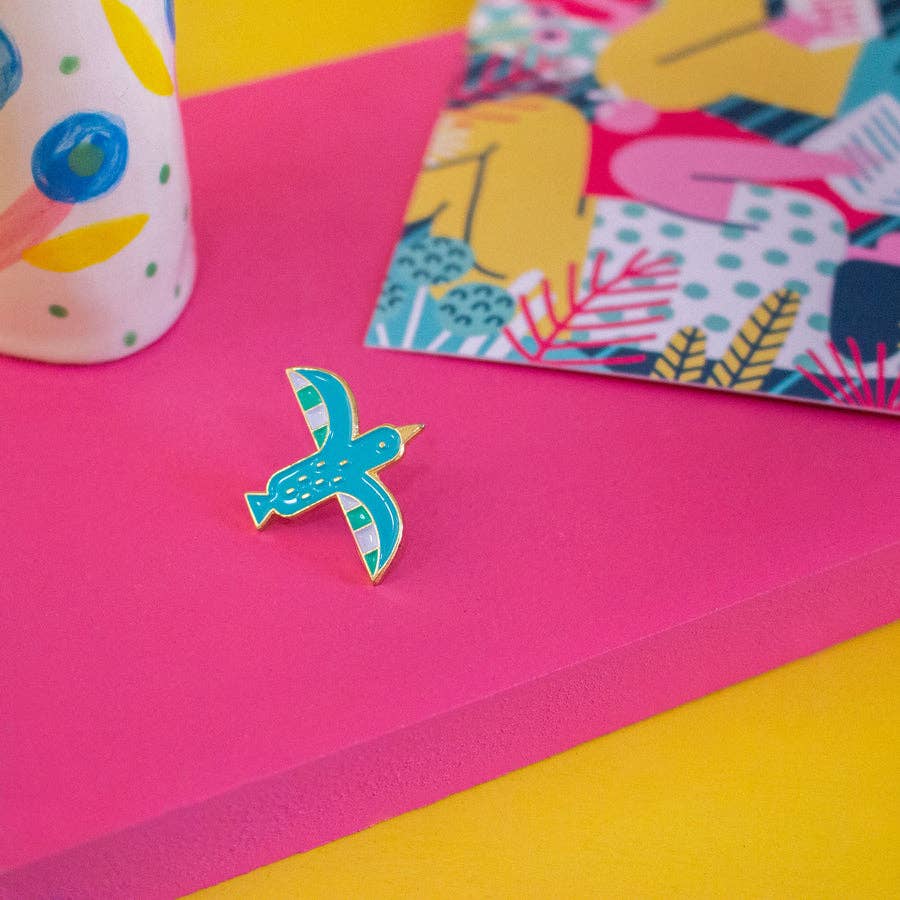 Ana Seixas - Pin • Vogel - Anstecknadel - ROSA ECK Concept Store