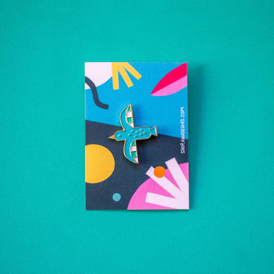 Ana Seixas - Pin • Vogel - Anstecknadel - ROSA ECK Concept Store