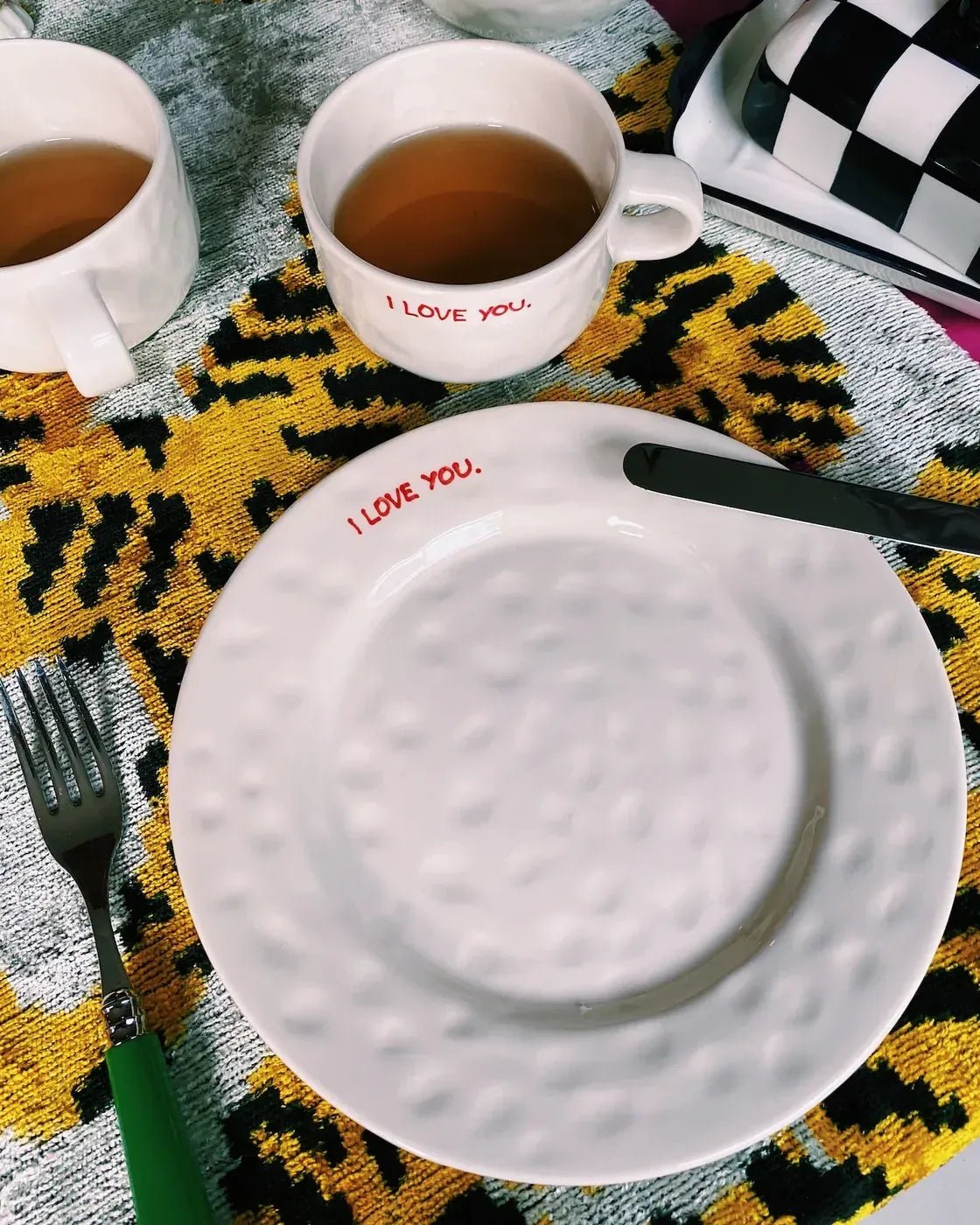 ANNA + NINA - I LOVE YOU Cappuccino - Tasse - Kaffee - und Teetasse - ROSA ECK Concept Store