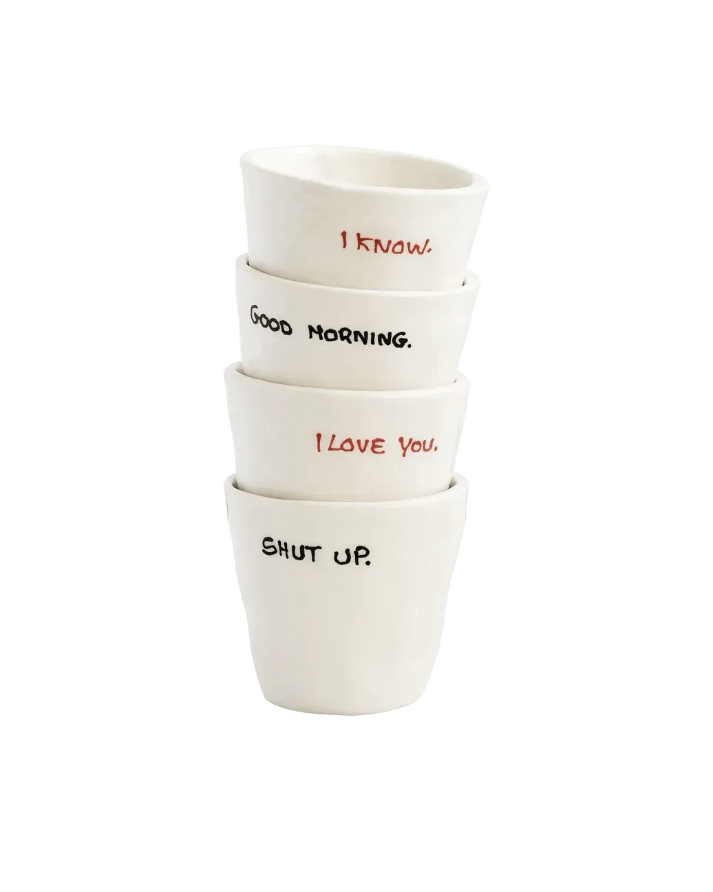 ANNA + NINA - I LOVE YOU Espresso - Becher - Kaffee - und Teetasse - ROSA ECK Concept Store