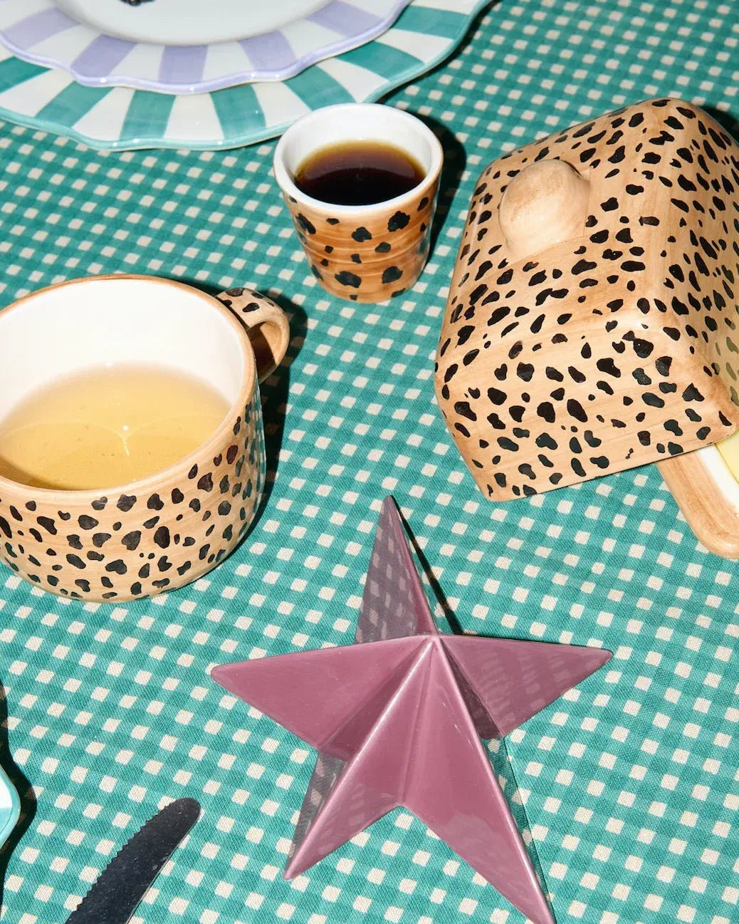 ANNA + NINA - LEOPARD Cappuccino - Tasse - Kaffee - und Teetasse - ROSA ECK Concept Store