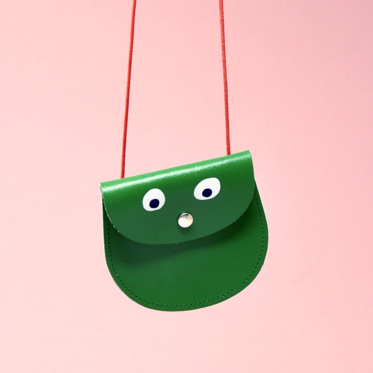 Ark Colour Design - GOOGLE EYE Geldbeutel Gelb - ROSA ECK - Gelb, Leder,