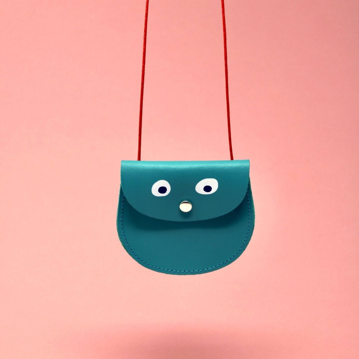 Ark Colour Design - GOOGLE EYE Geldbeutel Gelb - ROSA ECK - Gelb, Leder,