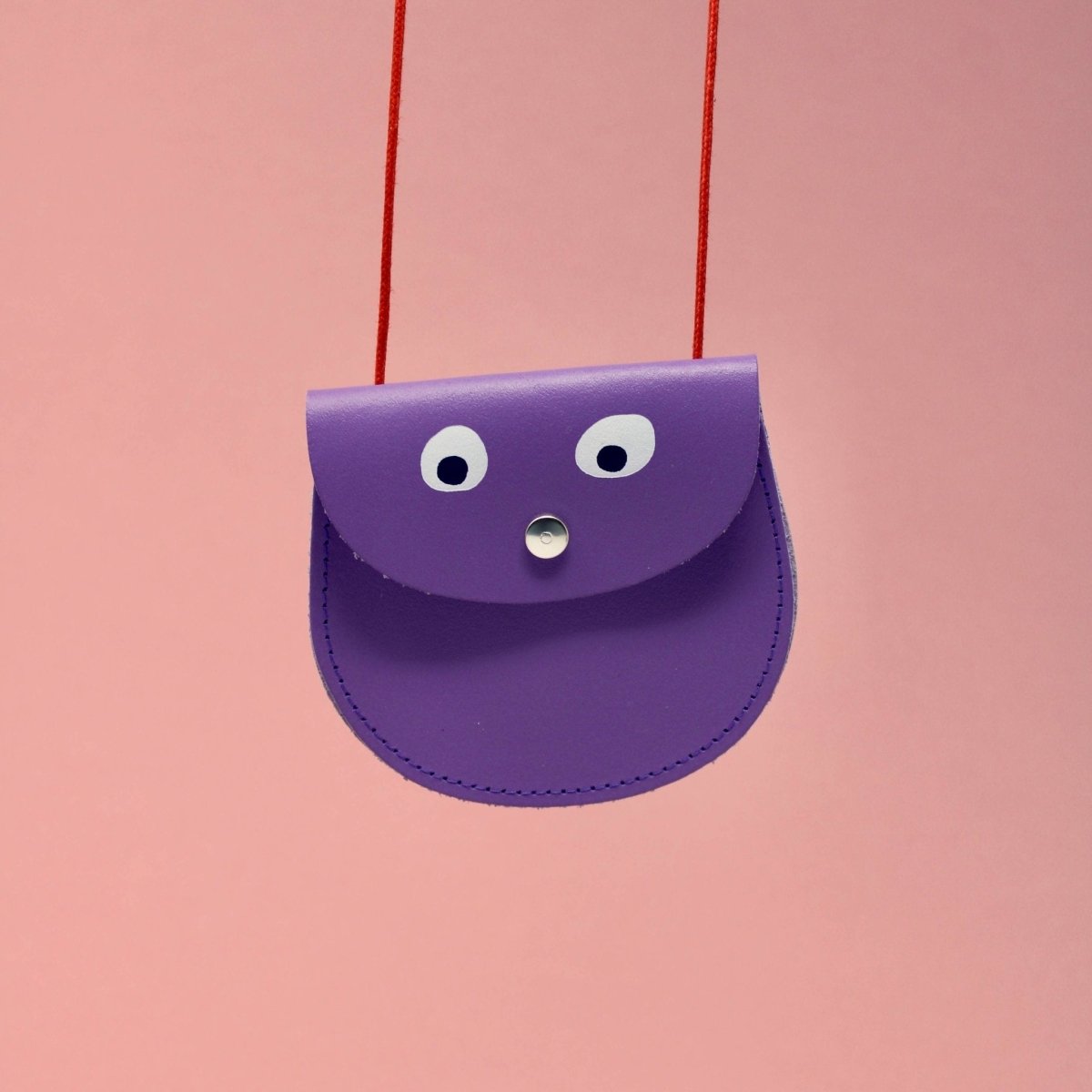 Ark Colour Design - GOOGLE EYE Geldbeutel Gelb - ROSA ECK - Gelb, Leder,