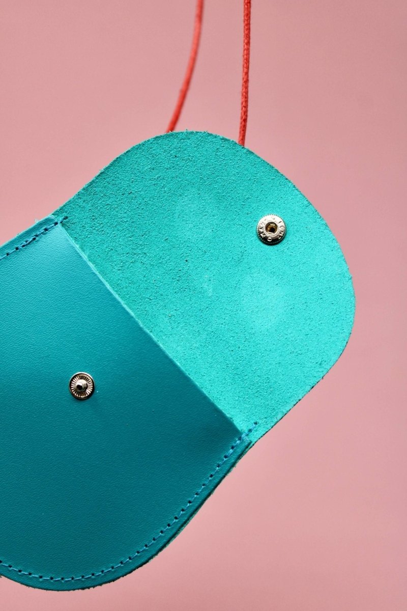 Ark Colour Design - GOOGLE EYE Geldbeutel Gelb - ROSA ECK - Gelb, Leder,