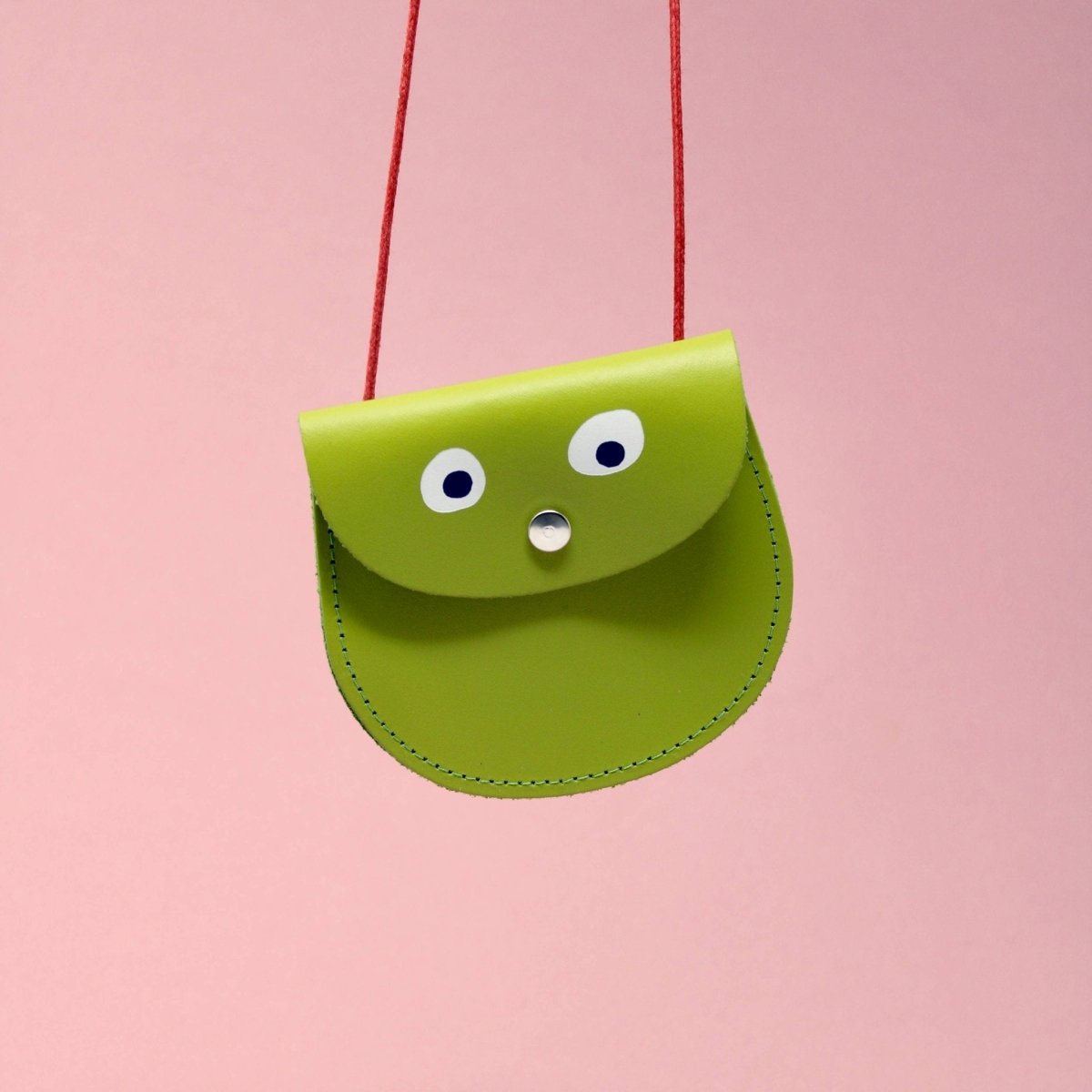 Ark Colour Design - GOOGLE EYE Geldbeutel Gelb - ROSA ECK - Gelb, Leder,