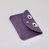 Ark Colour Design - GOOGLE EYE Mini - Geldbeutel Lila - ROSA ECK - Leder, Lila,