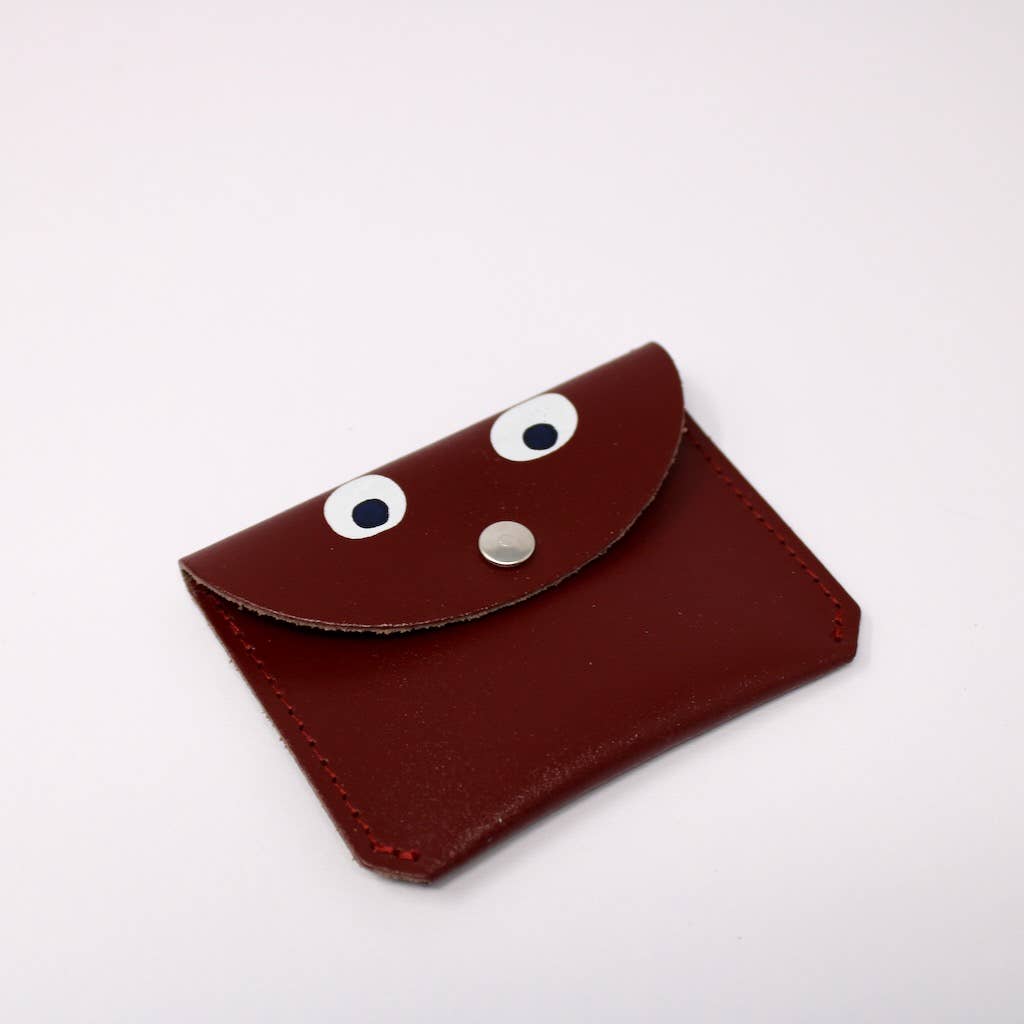 Ark Colour Design - GOOGLE EYE Mini - Geldbeutel Orange - ROSA ECK - Leder, Orange,
