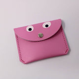 Ark Colour Design - GOOGLE EYE Mini - Geldbeutel Rosa - ROSA ECK - Leder, Rosa,