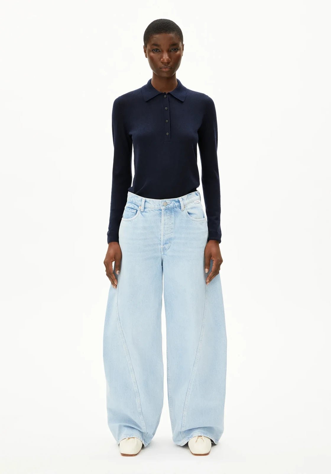 ARMEDANGELS - AALTHEA Barrel Jeans • barrea - Hose - ROSA ECK