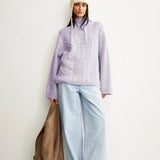 ARMEDANGELS - AAORI VANISE Pullover • oatmilk - frozen lavender - Pullover - ROSA ECK