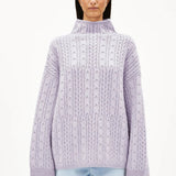 ARMEDANGELS - AAORI VANISE Pullover • oatmilk - frozen lavender - Pullover - ROSA ECK