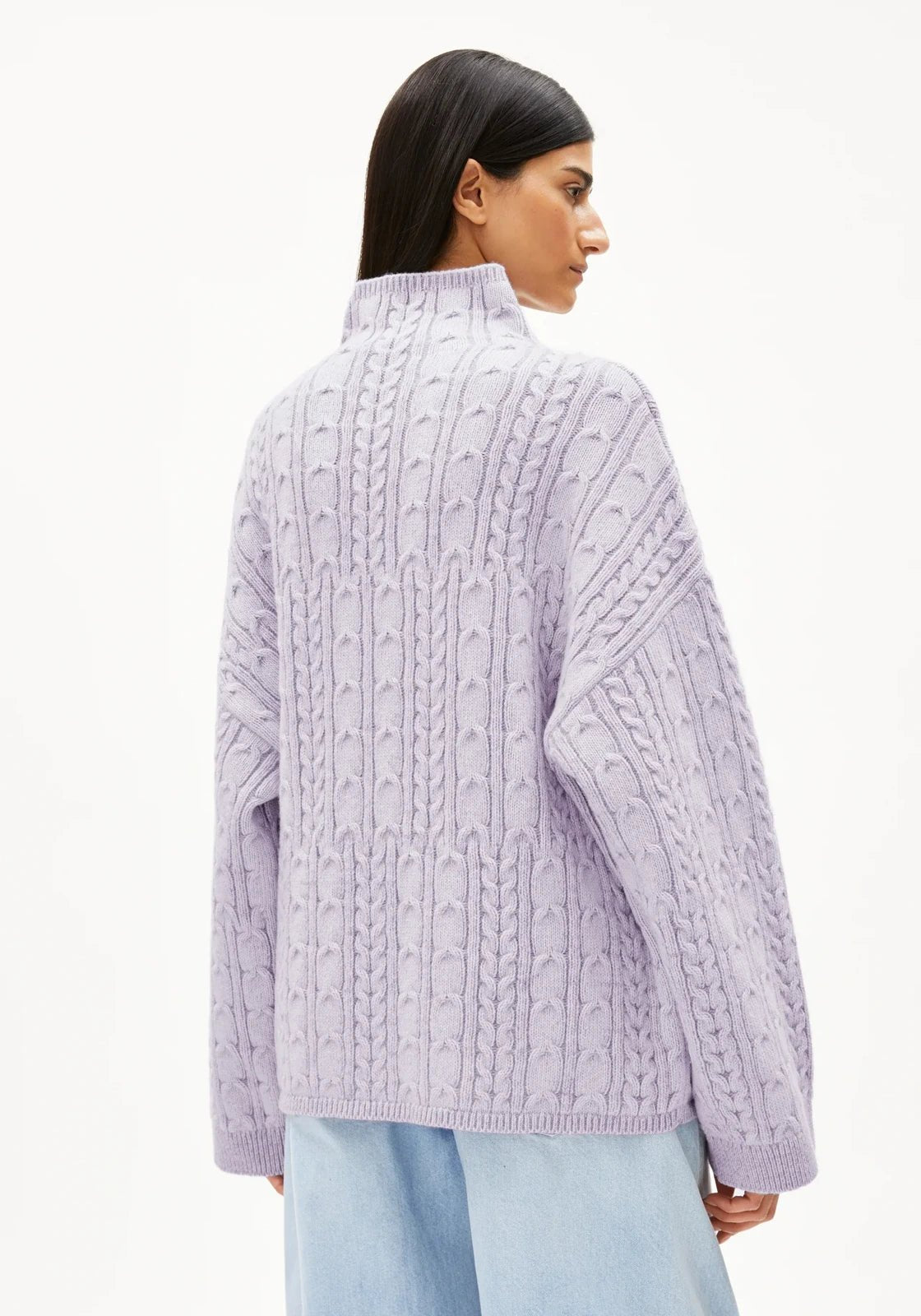 ARMEDANGELS - AAORI VANISE Pullover • oatmilk - frozen lavender - Pullover - ROSA ECK