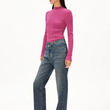 ARMEDANGELS - ALAANIA Pullover Slim Fit Aus Bio - Baumwolle | crushed berry - Sweater - ROSA ECK -