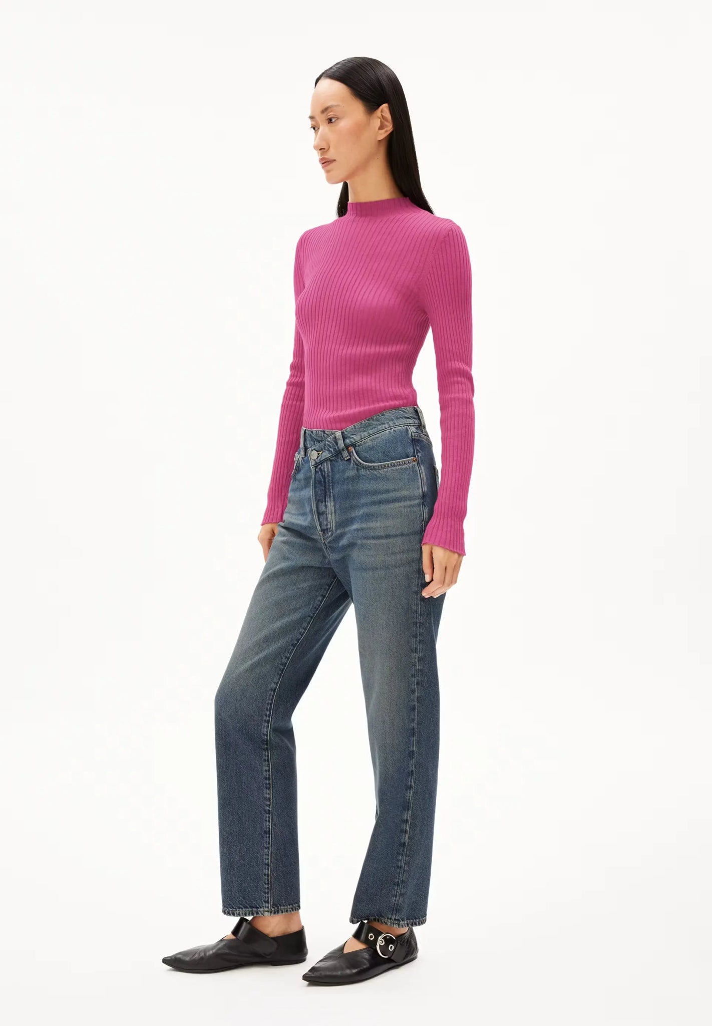 ARMEDANGELS - ALAANIA Pullover Slim Fit Aus Bio - Baumwolle | crushed berry - Sweater - ROSA ECK -