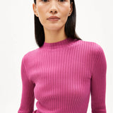 ARMEDANGELS - ALAANIA Pullover Slim Fit Aus Bio - Baumwolle | crushed berry - Sweater - ROSA ECK -