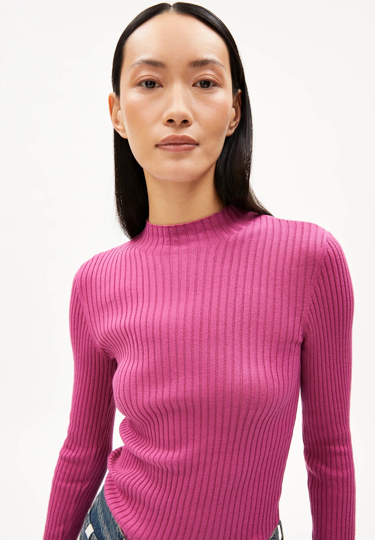 ARMEDANGELS - ALAANIA Pullover Slim Fit Aus Bio - Baumwolle | crushed berry - Sweater - ROSA ECK -